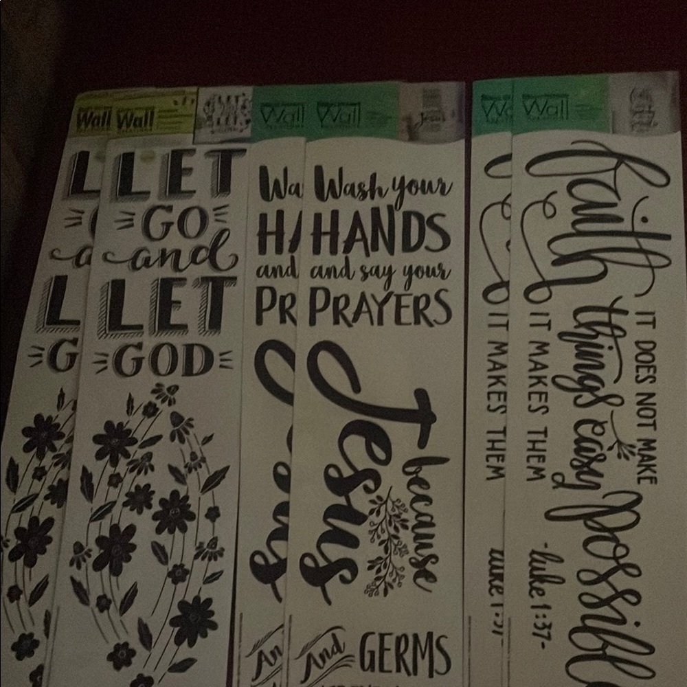 Inspirational Wall Decals Set